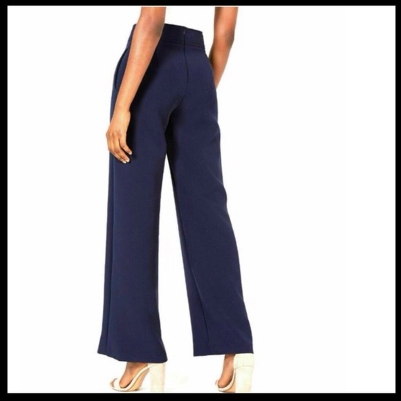 NWT Lucy Paris Diane Button Wide Leg Pants - Picture 3 of 9